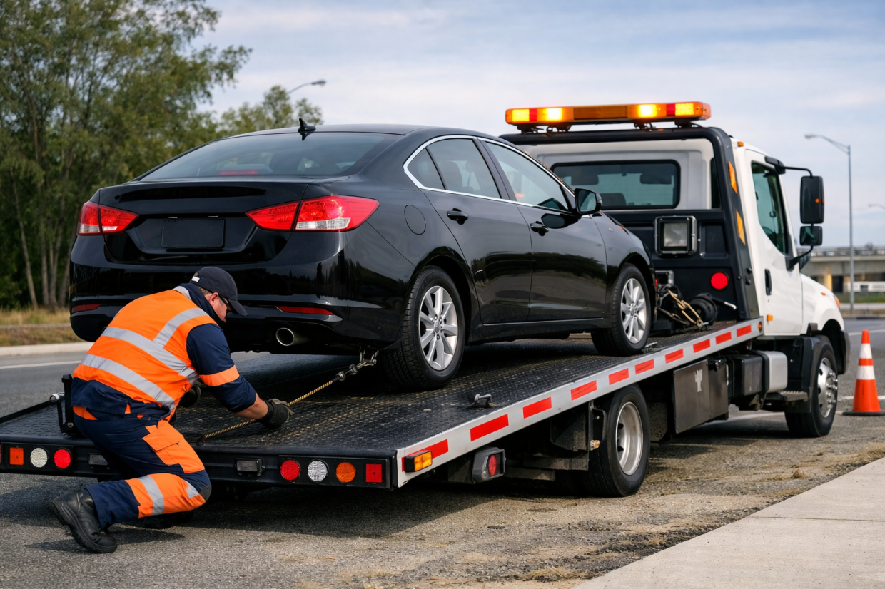 DE LA CRUZ TOWING LLC towing service